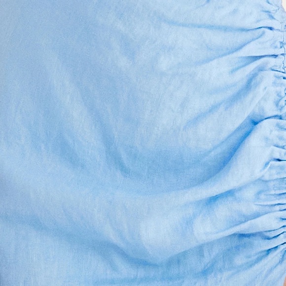 Rumer Pepper Lace Up Maxi Dress in Blue, NWT, Small - Picture 5 of 5